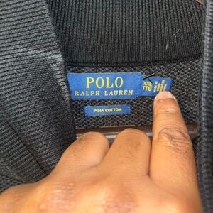 Ralph Lauren Men's Black Turtleneck Sweater